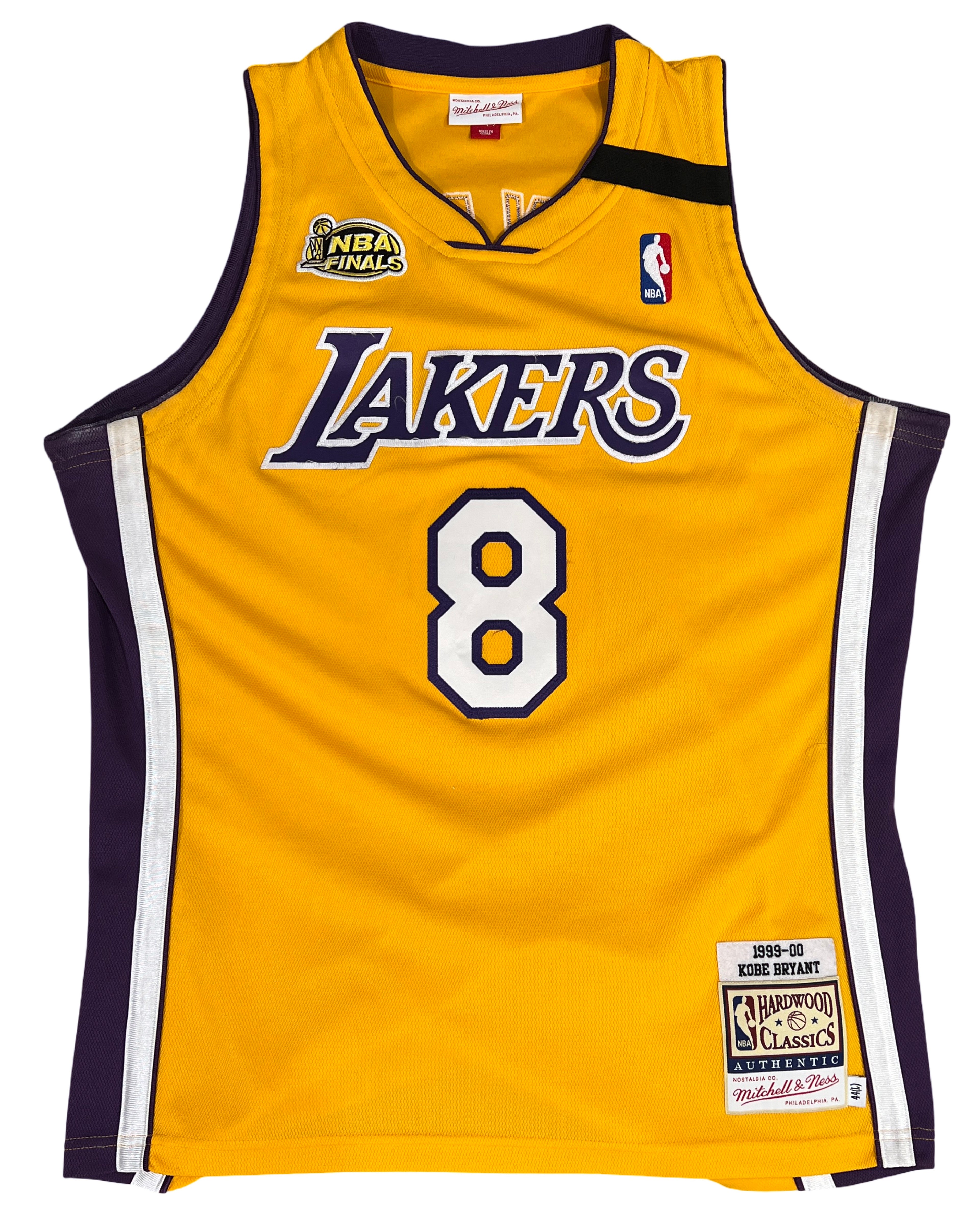 Kobe Bryant Signed 2000-01 Mitchell & Ness NBA Finals Jersey. Beckett & PSA