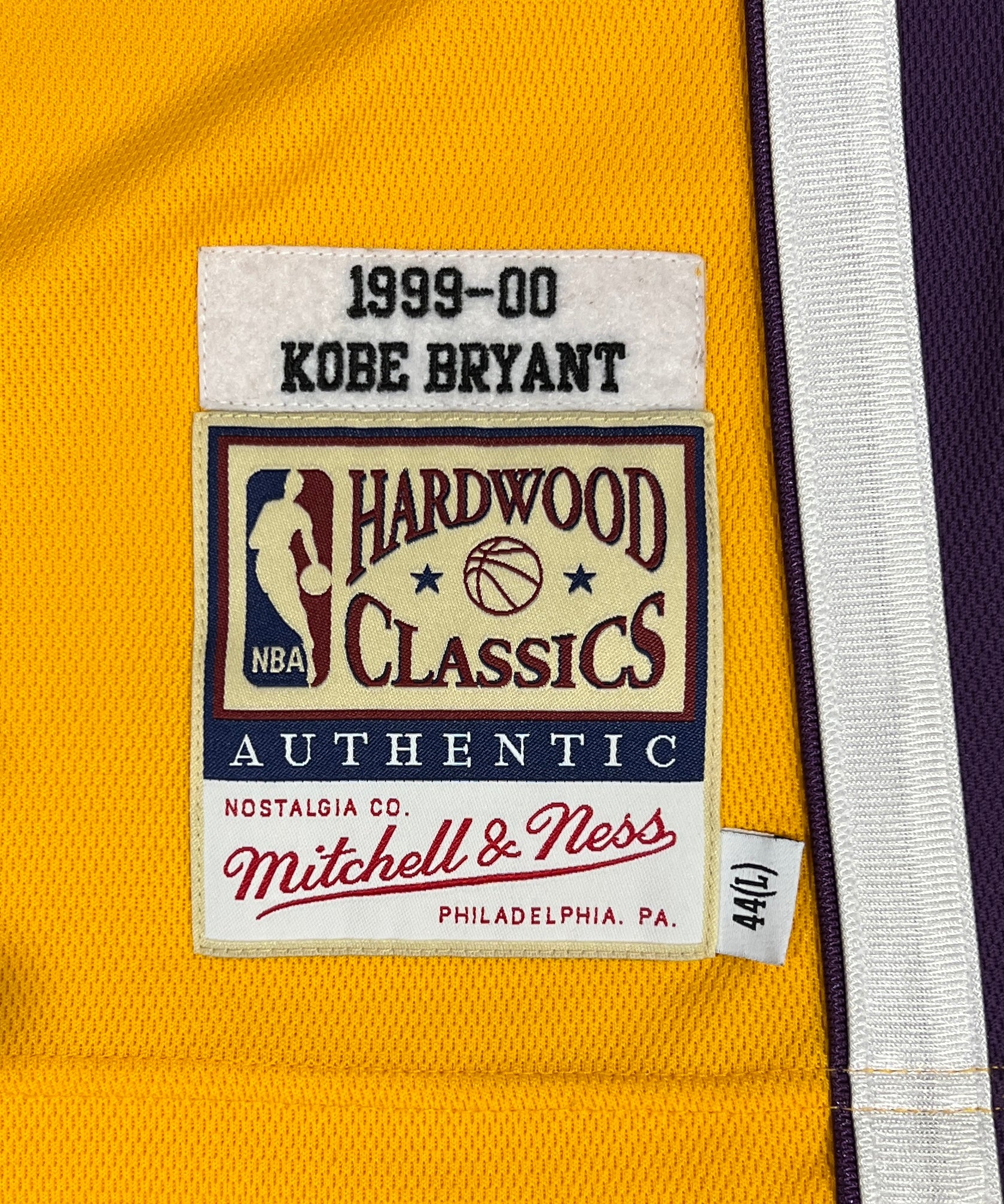 Kobe Bryant Signed 2000-01 Mitchell & Ness NBA Finals Jersey. Beckett & PSA