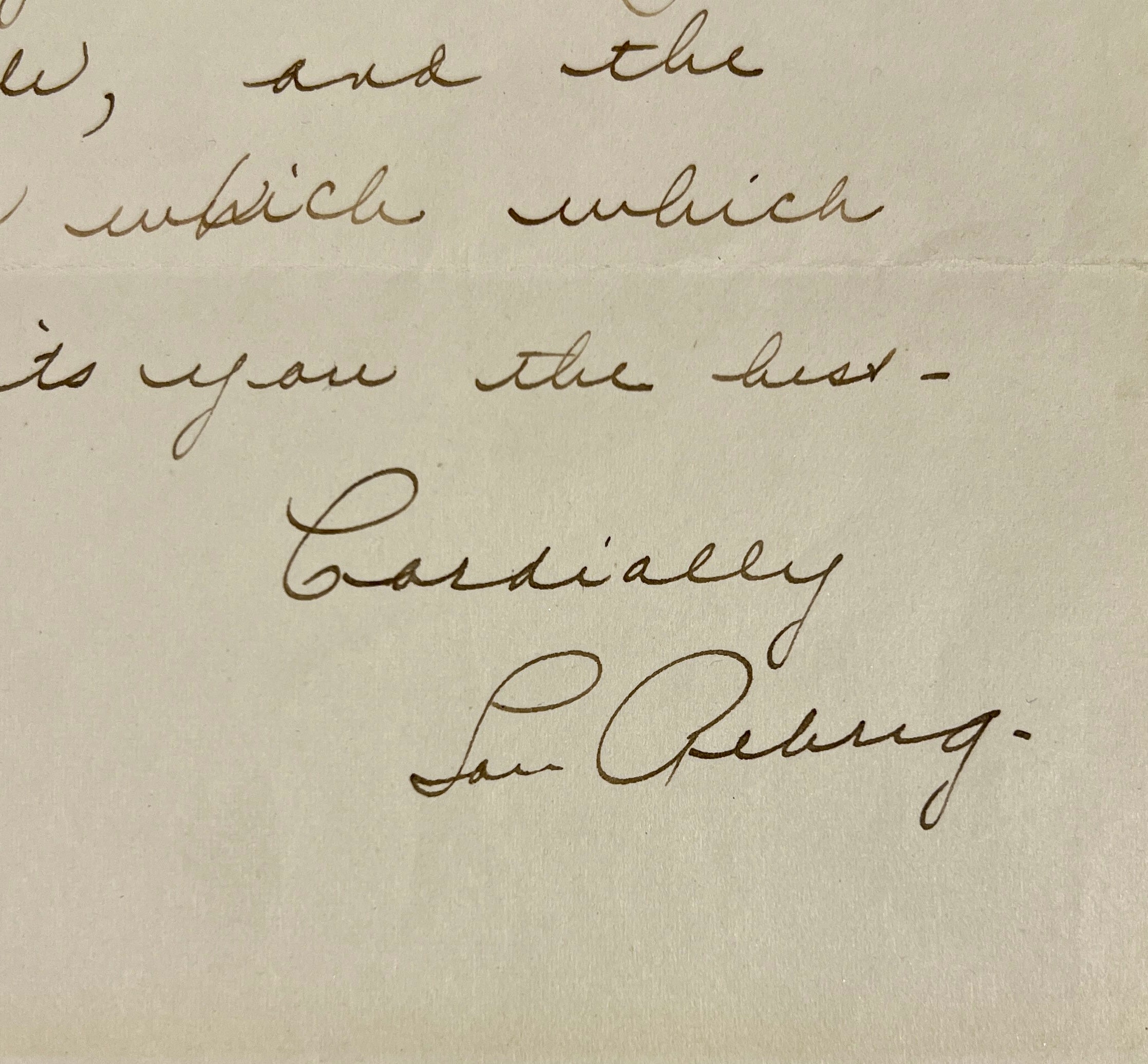 Lou Gehrig Handwritten and Signed Letter Discussing Batting, Rare. PSA Mint 9