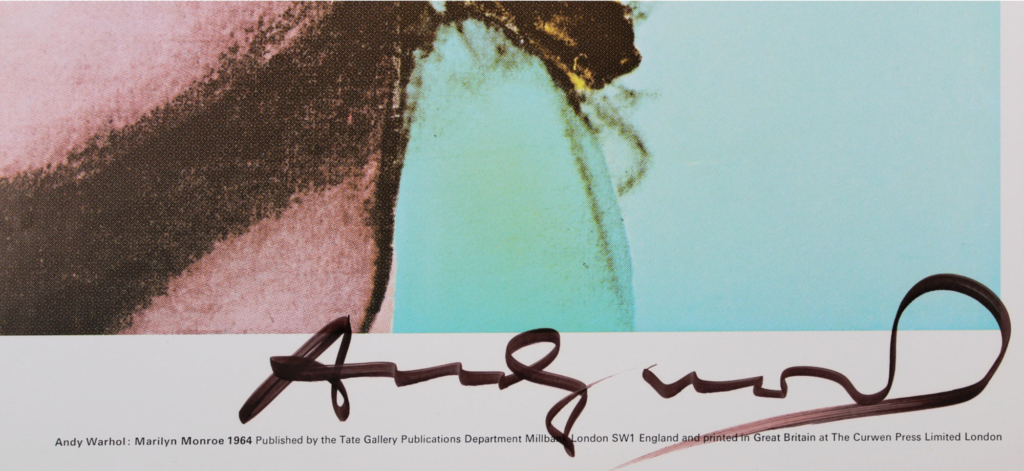 1971 Andy Warhol Signed Poster of Marilyn Monroe, JSA.