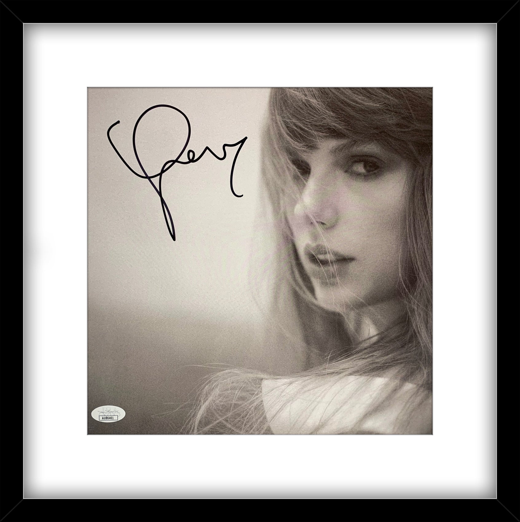 Taylor Swift Signed Oversized Photo, Framed. Auto JSA