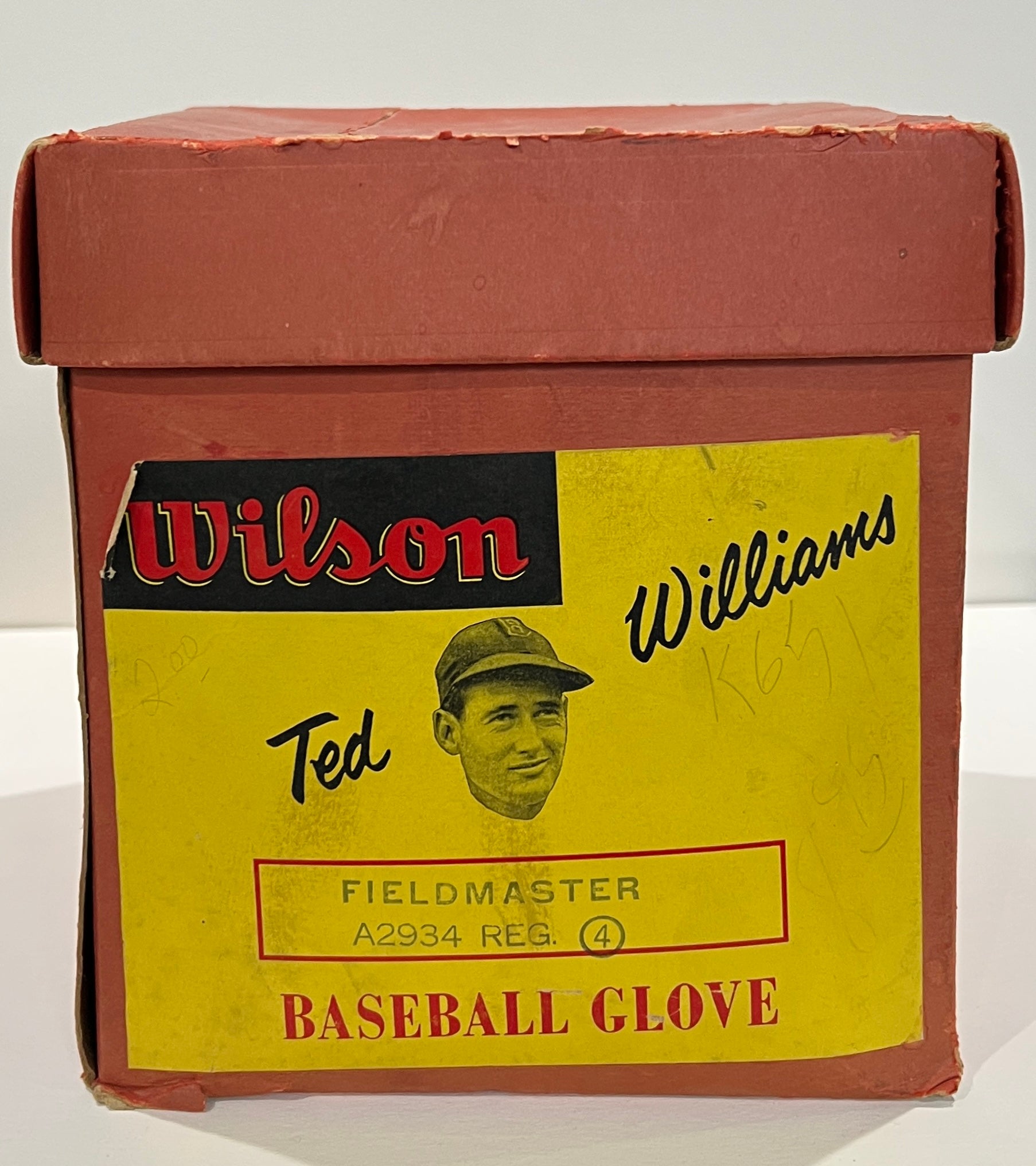 1940 Ted Williams Wilson Pro Model Glove with Original Box. Outstanding Condition