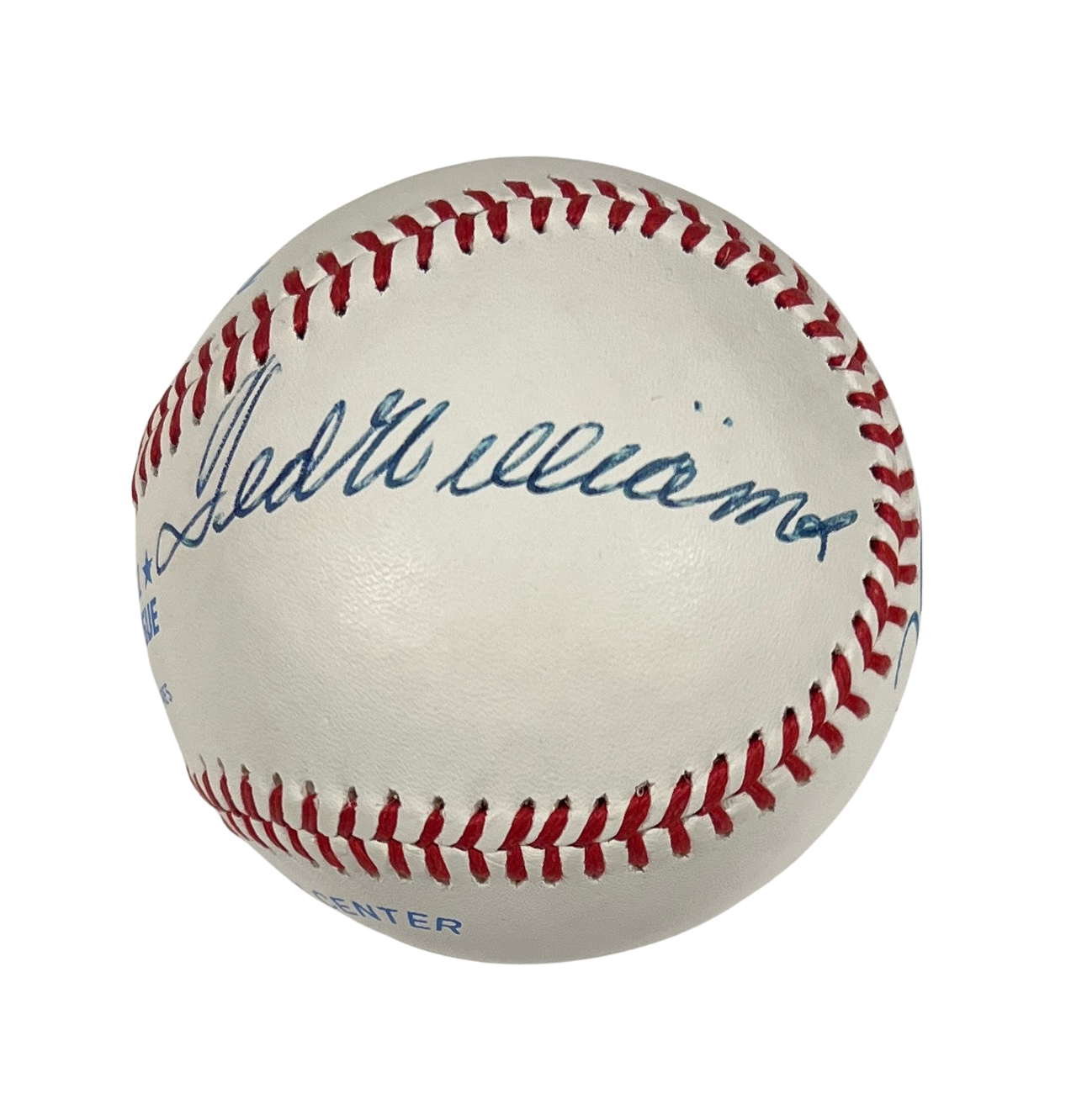 Mickey Mantle, Joe DiMaggio, & Ted Williams Signed Baseball. JSA