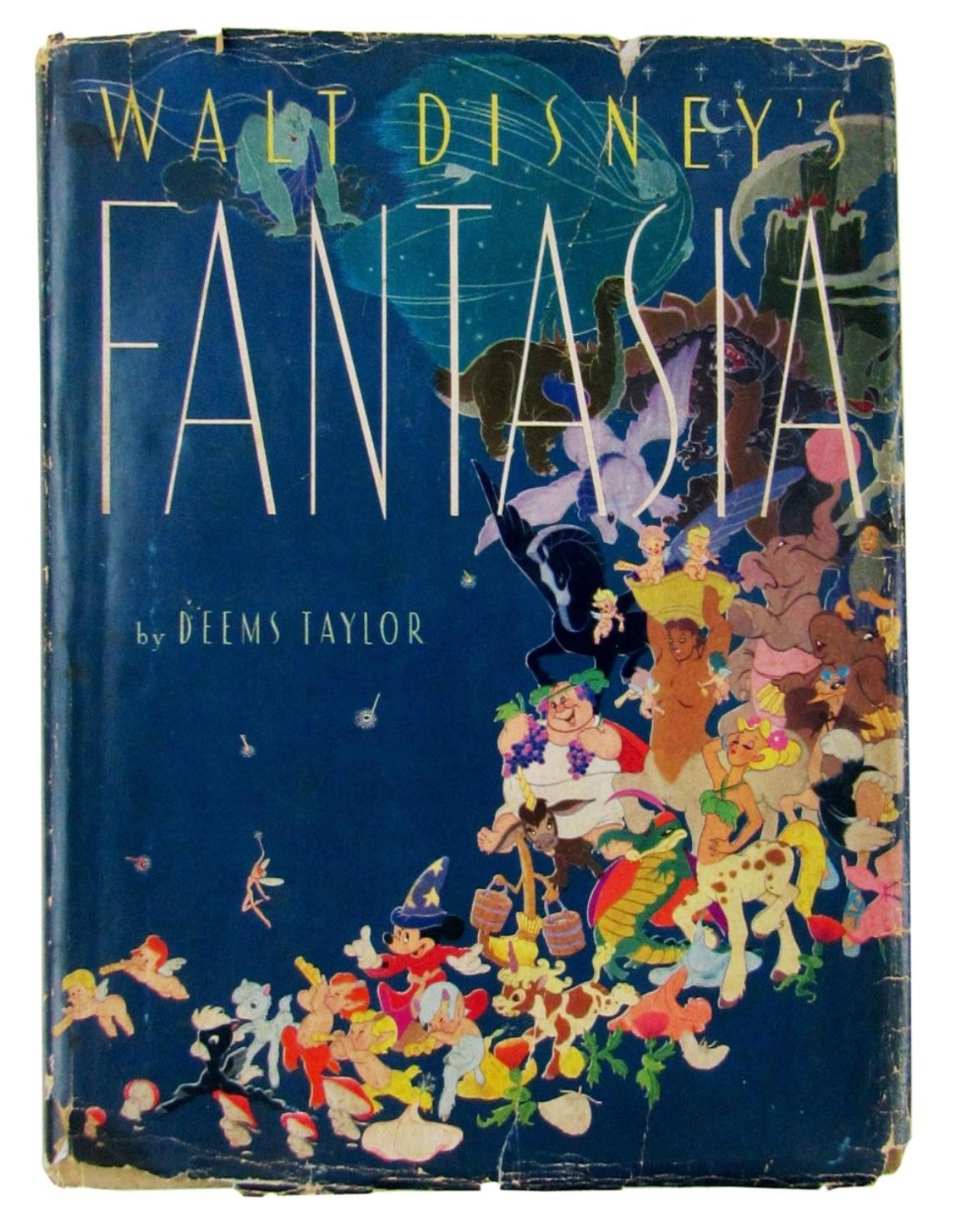 Rare Walt Disney Signed & Inscribed 1st Edition Fantasia Book, JSA