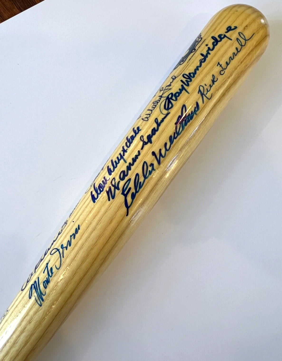 Cooperstown Hall of Fame Signed Baseball Bat Auto JSA