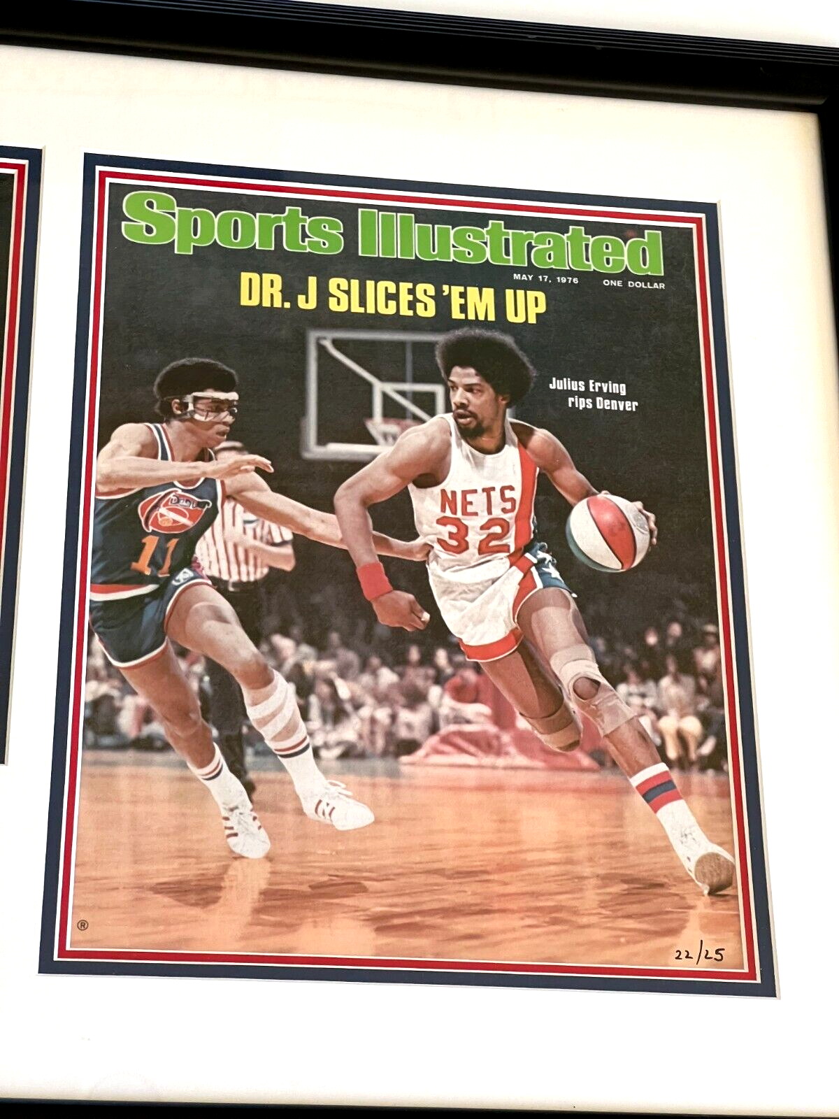 Julius Dr J Erving Signed 8x10 Photo Limited Edition Sports Illustrated Auto COA
