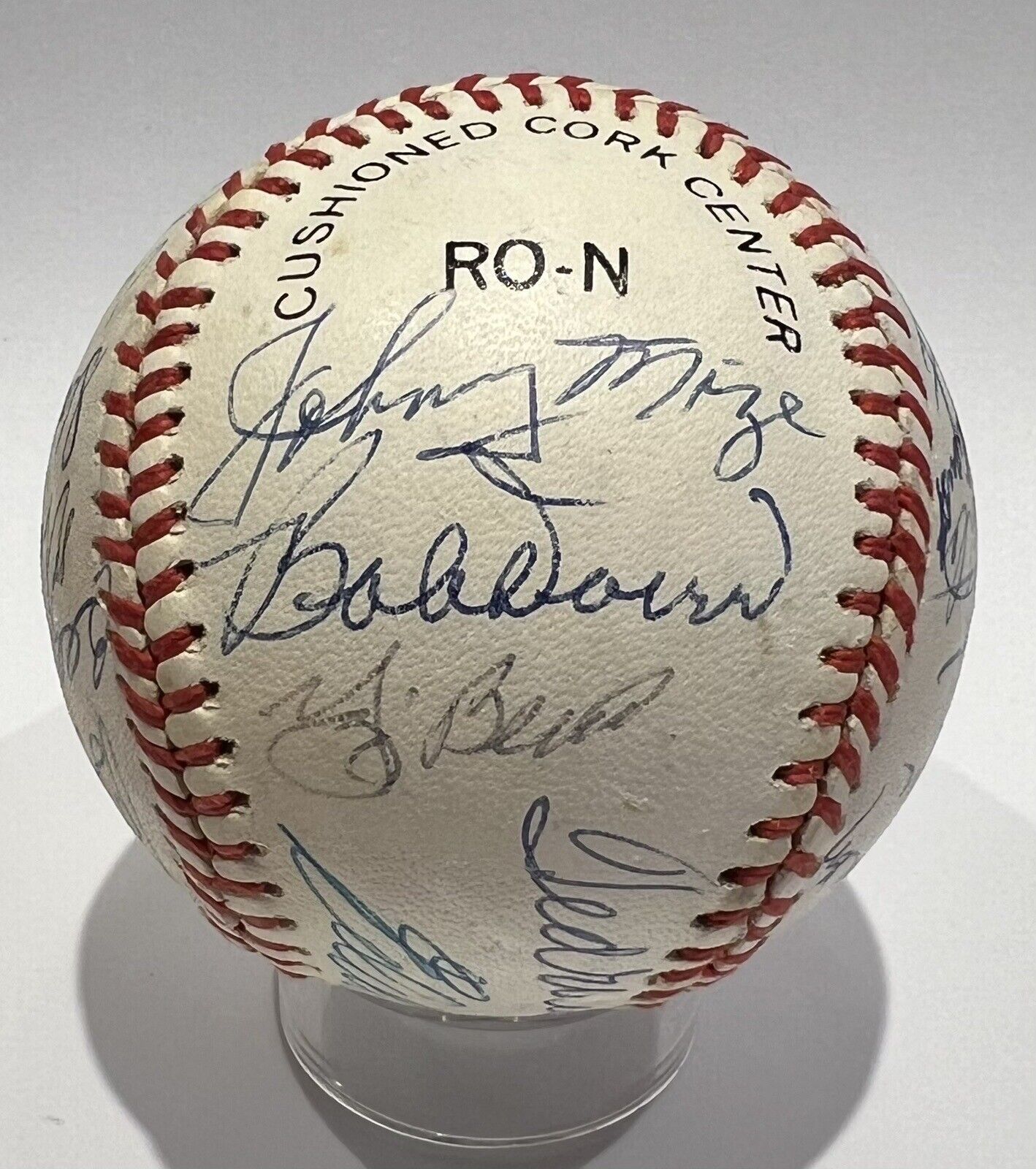 Ted Williams Hank Aaron Judy Johnson Hall of Fame Signed Baseball, 20 Autos. JSA