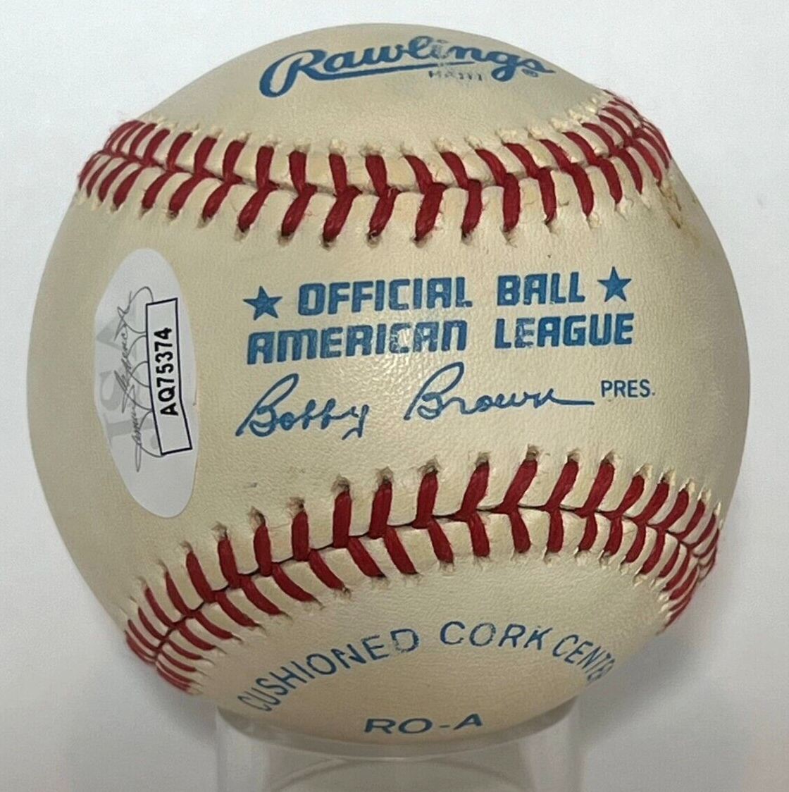 Ray Hooks Dandridge Single Signed Autograph Baseball Negro League JSA signature