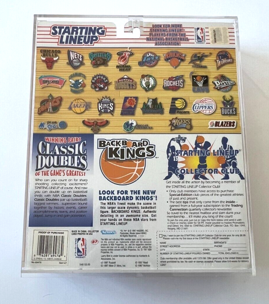 SIGNED Starting Lineup Shaquille O&