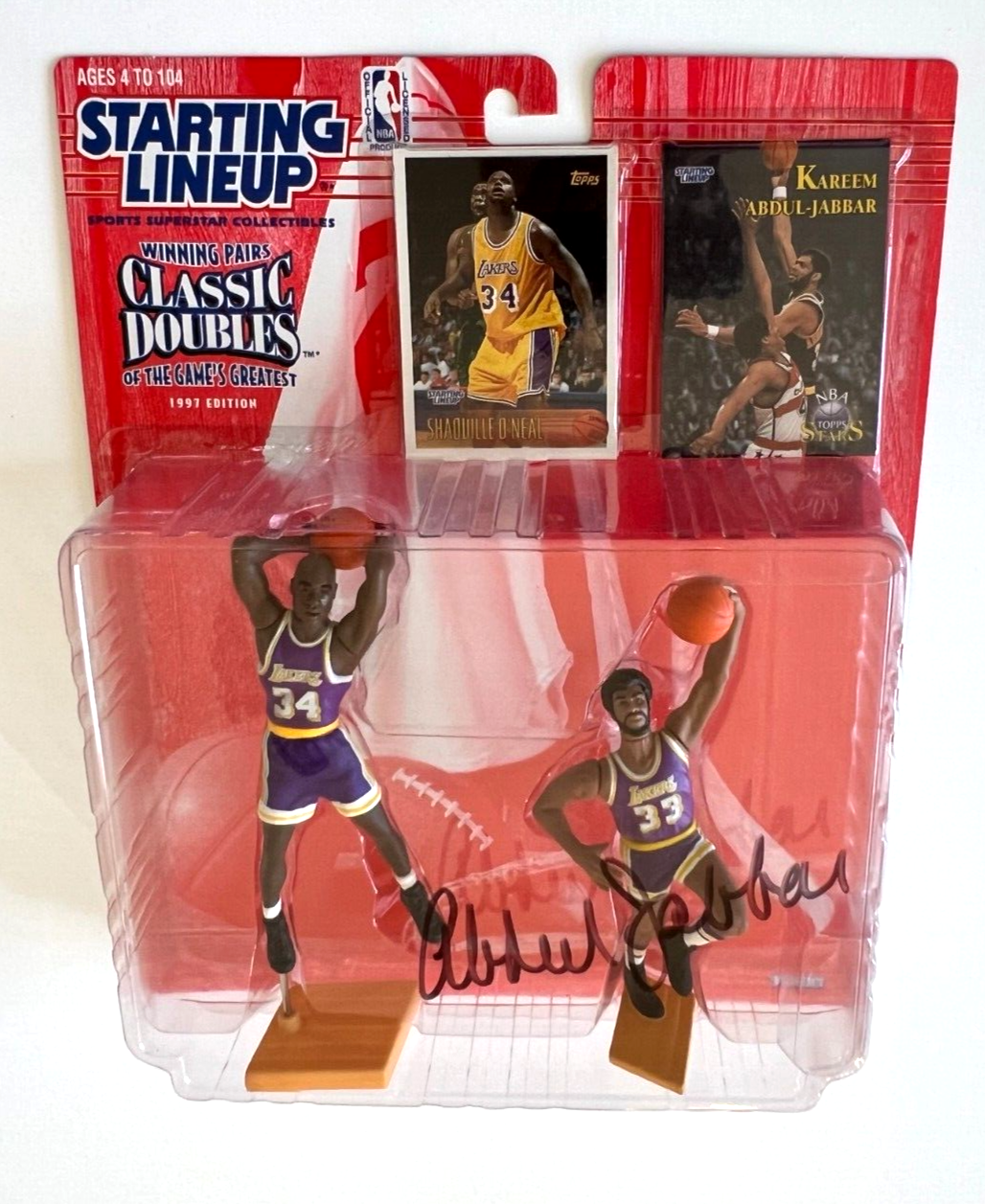 SIGNED Starting Lineup Shaquille O&