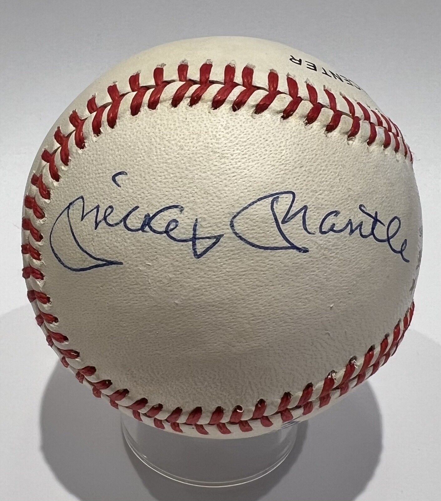 Mickey Mantle Willie Mays Duke Snider Signed Baseball. 1950s NY Baseball. JSA