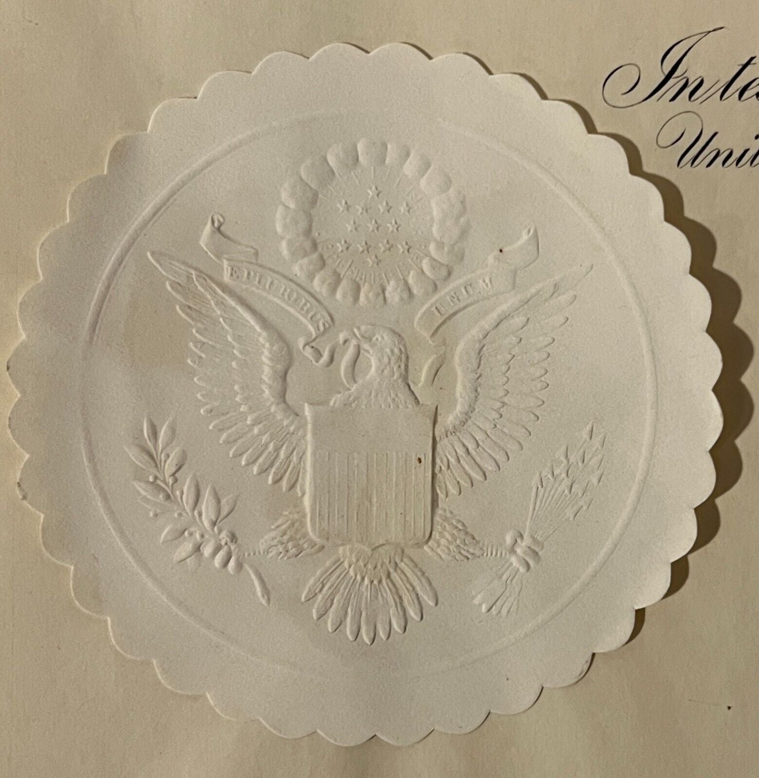 Dwight D. Eisenhower Signed Presidential Appointment Document JSA Auto Signature