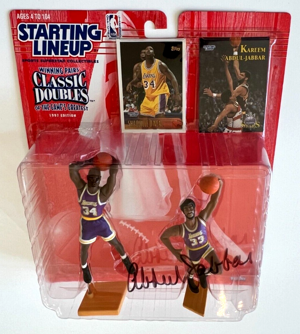 SIGNED Starting Lineup Shaquille O&