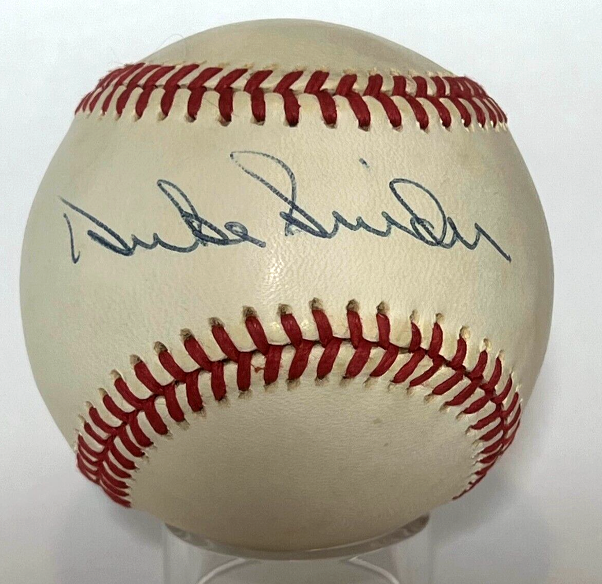 Duke Snider Single Signed Autograph Baseball. Brooklyn Dodgers. JSA signature.