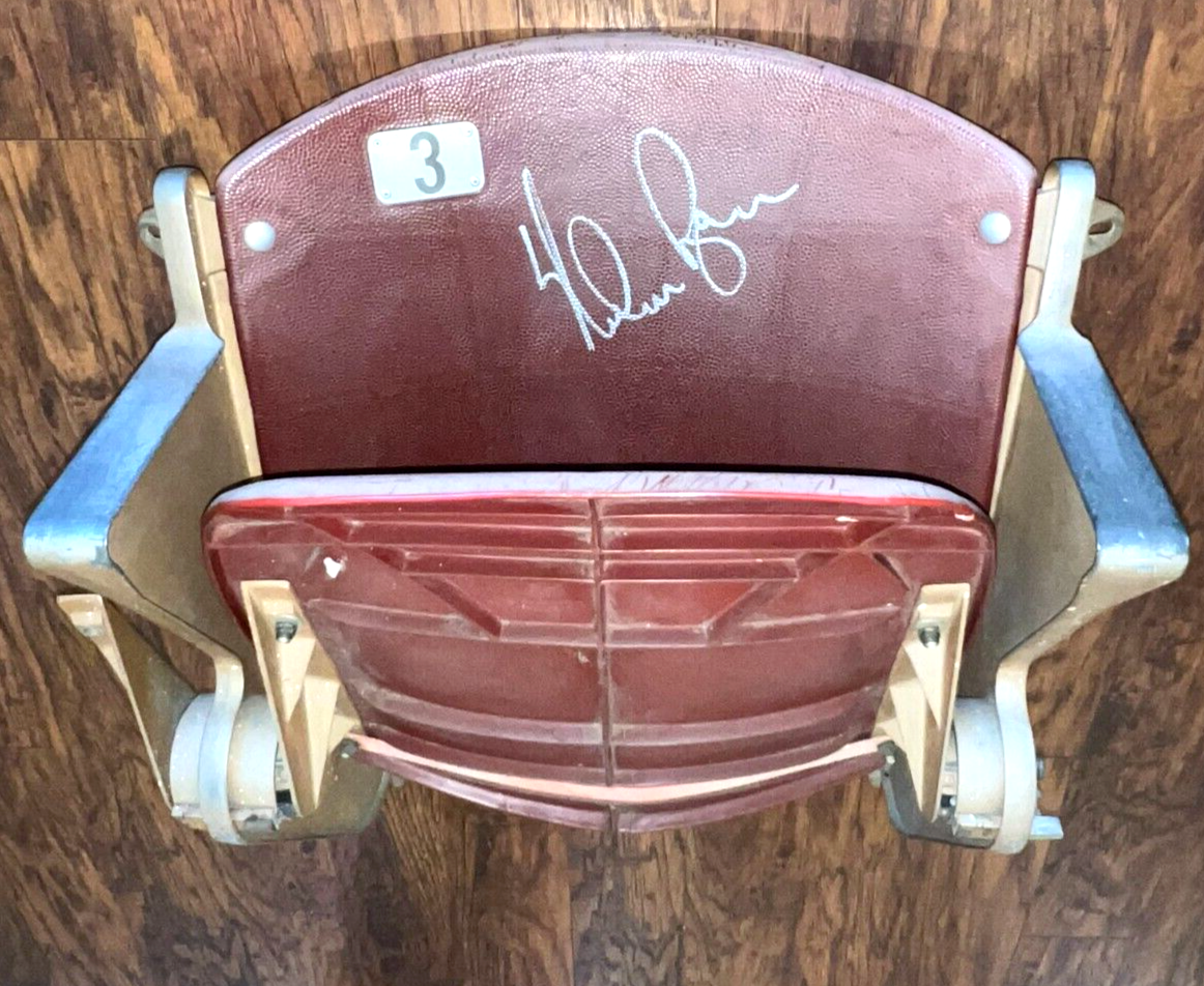 Authentic Arlington Stadium Seat Signed by Nolan Ryan. Texas Rangers. Auto JSA.