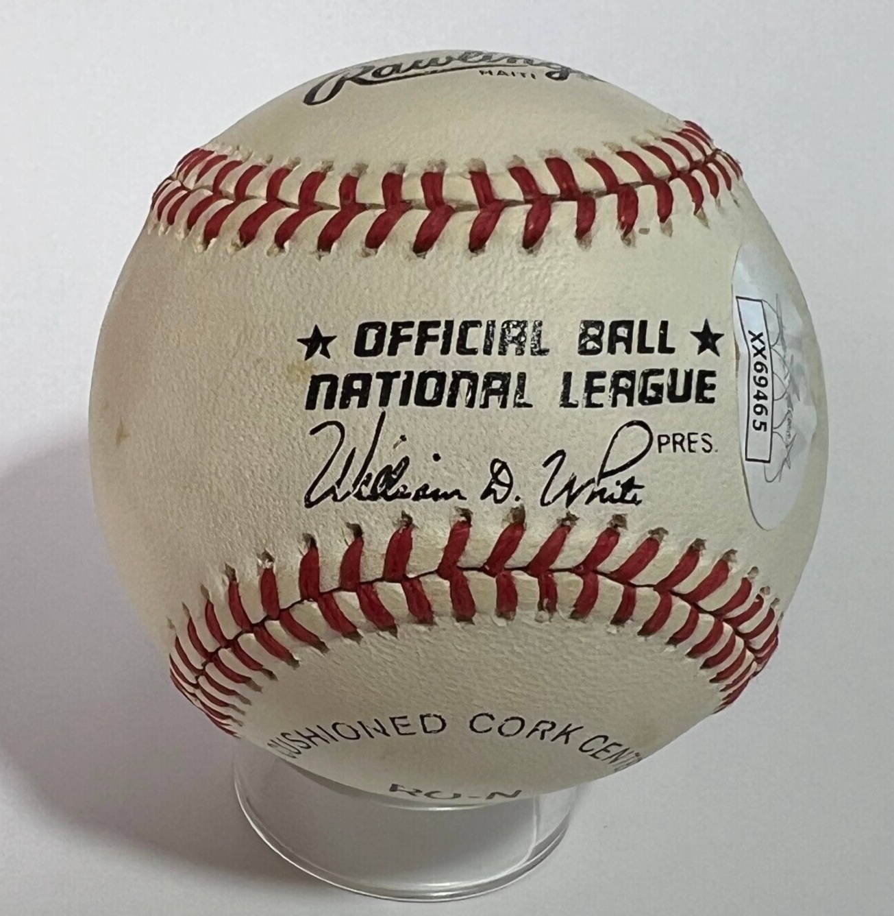 Duke Snider Full Name HOF Inscribed Signed Autograph Baseball. JSA signature