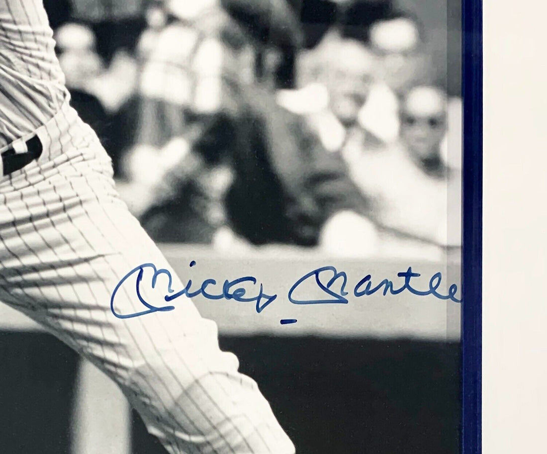 Mickey Mantle Signed 16x20 Photo, New York Yankees Limited Edition 536. Auto PSA
