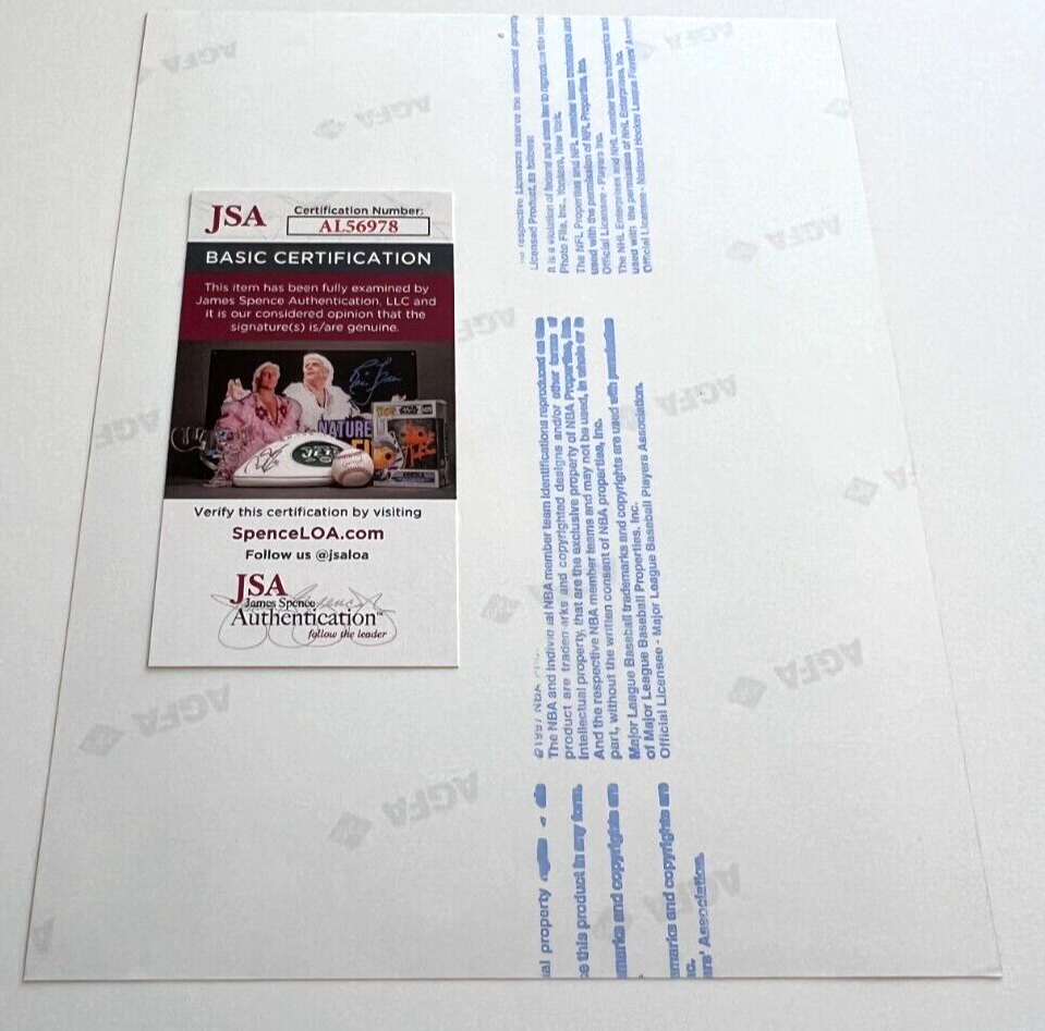 James Worthy Inscribed Signed 8x10 Photo Los Angeles Lakers Auto Autograph JSA