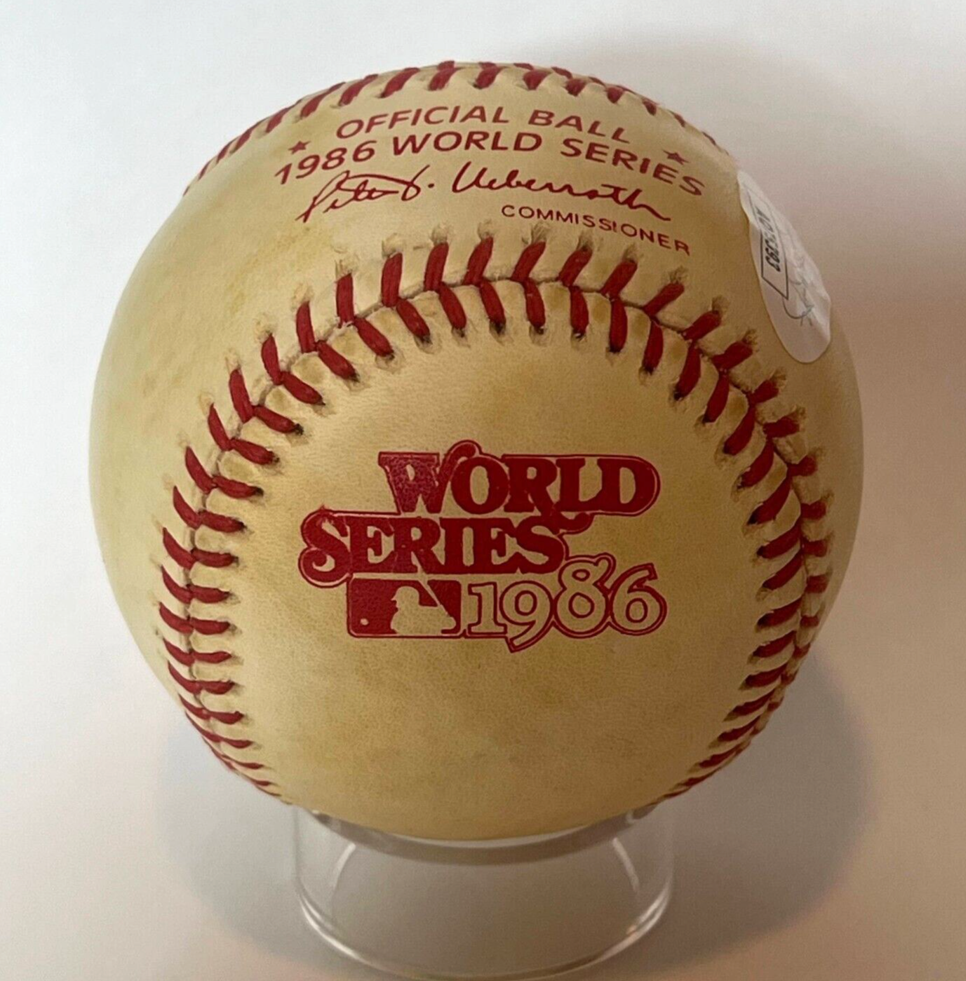 Davey Johnson Signed World Series Autograph Baseball New York Mets JSA signature