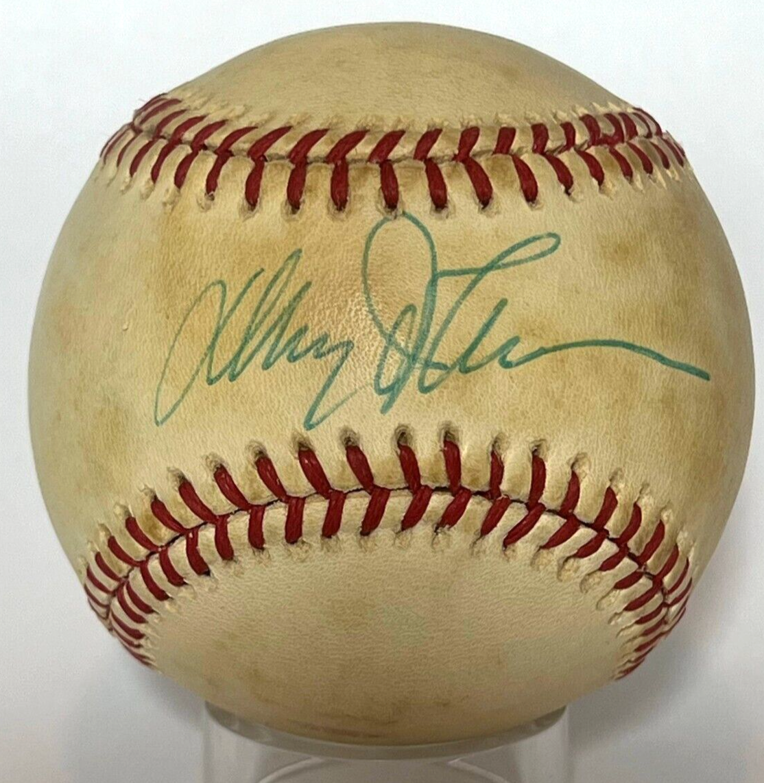 Davey Johnson Signed World Series Autograph Baseball New York Mets JSA signature