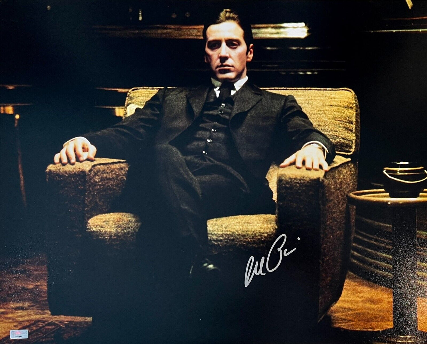 Al Pacino Godfather Michael Corleone Signed 16x20 Framed Photo. Autograph COA.