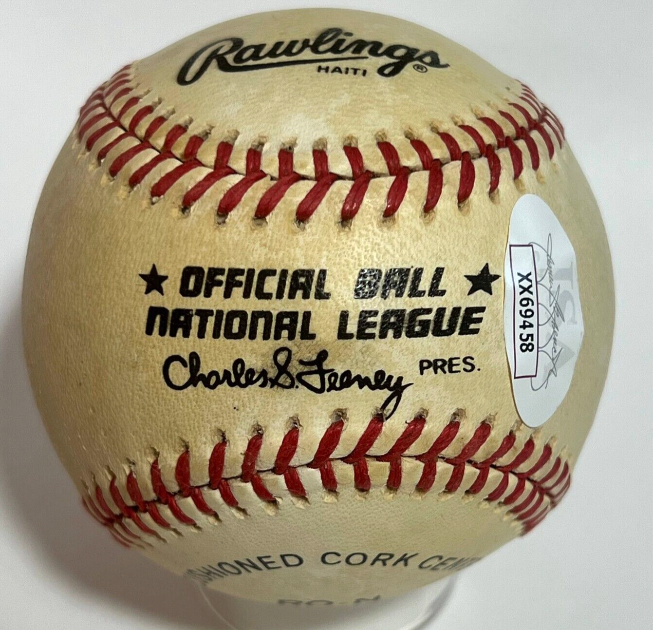 Willie Mays Single Signed Autograph Baseball. San Francisco Giants JSA signature