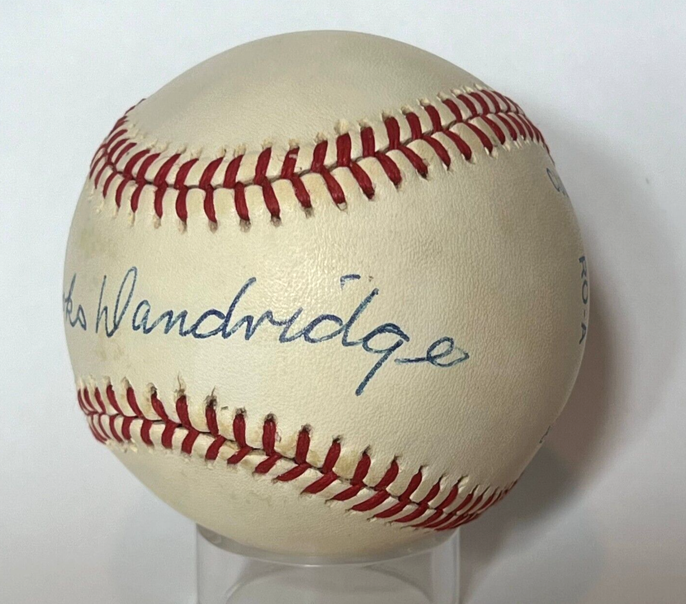 Ray Hooks Dandridge Single Signed Autograph Baseball Negro League JSA signature