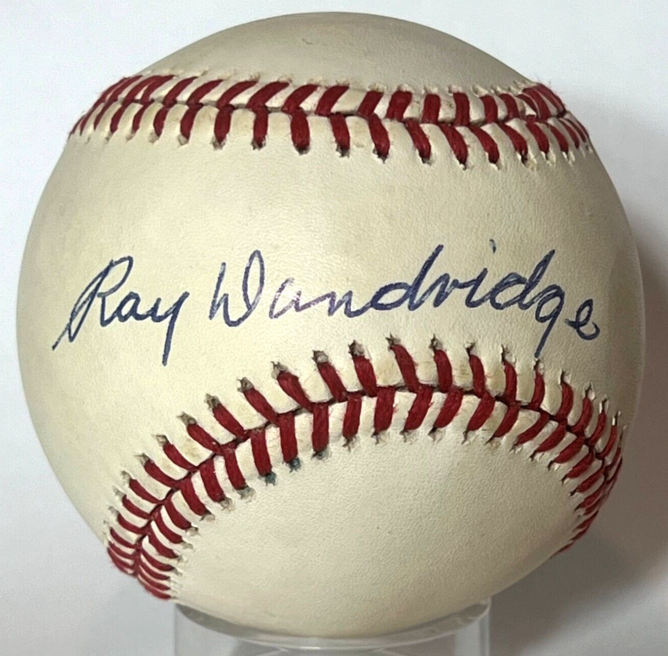 Ray Hooks Dandridge Single Signed Autograph Baseball Negro League JSA signature