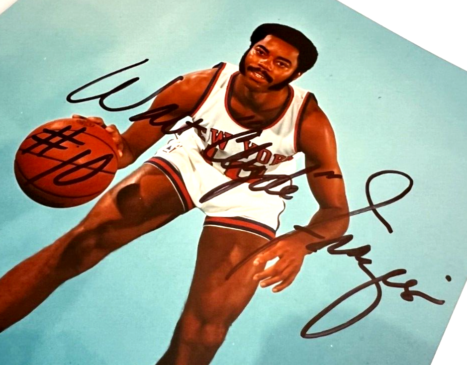 Walt Frazier Signed 8 x 10 Photo New York Knicks Auto Autograph JSA COA