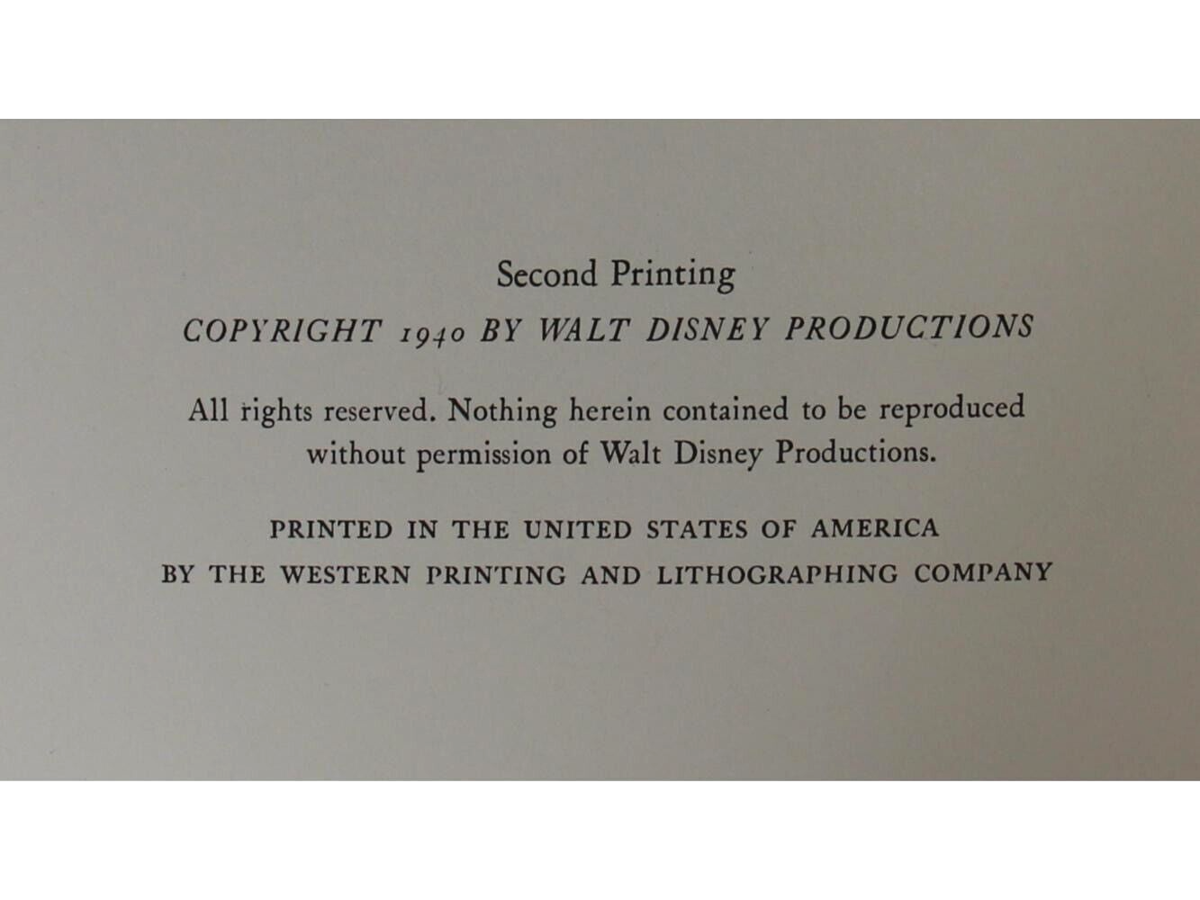 Rare WALT DISNEY Signed Fantasia Book Large Autograph Signature. JSA LOA