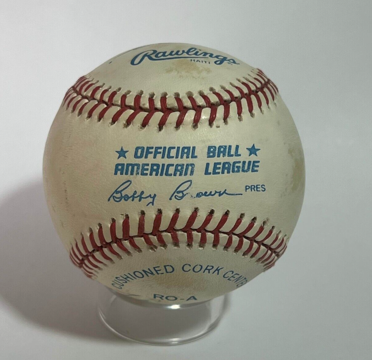 Hall of Fame Multi Signed Baseball. 11 Autographs Spahn Berra Kaline Kiner Sewell, JSA