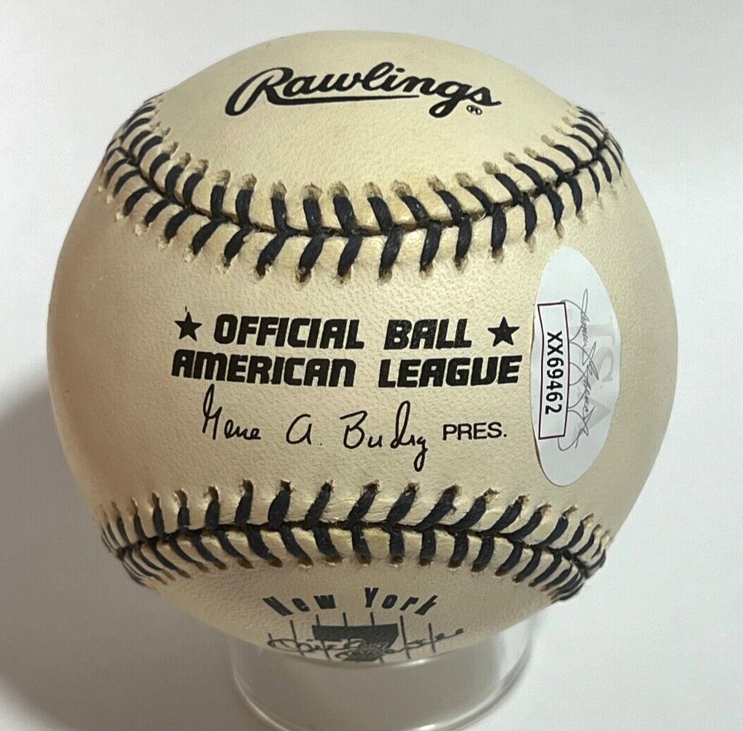 The Mickey Mantle Family Signed Autograph Baseball. JSA Signature.