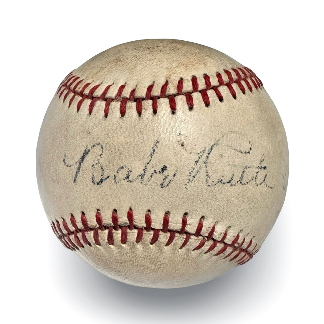Babe Ruth Single Signed Baseball, 1928 Barnstorming Tour Autograph. JSA