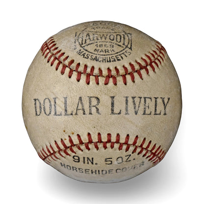 Babe Ruth Single Signed Baseball, 1928 Barnstorming Tour Autograph. JSA