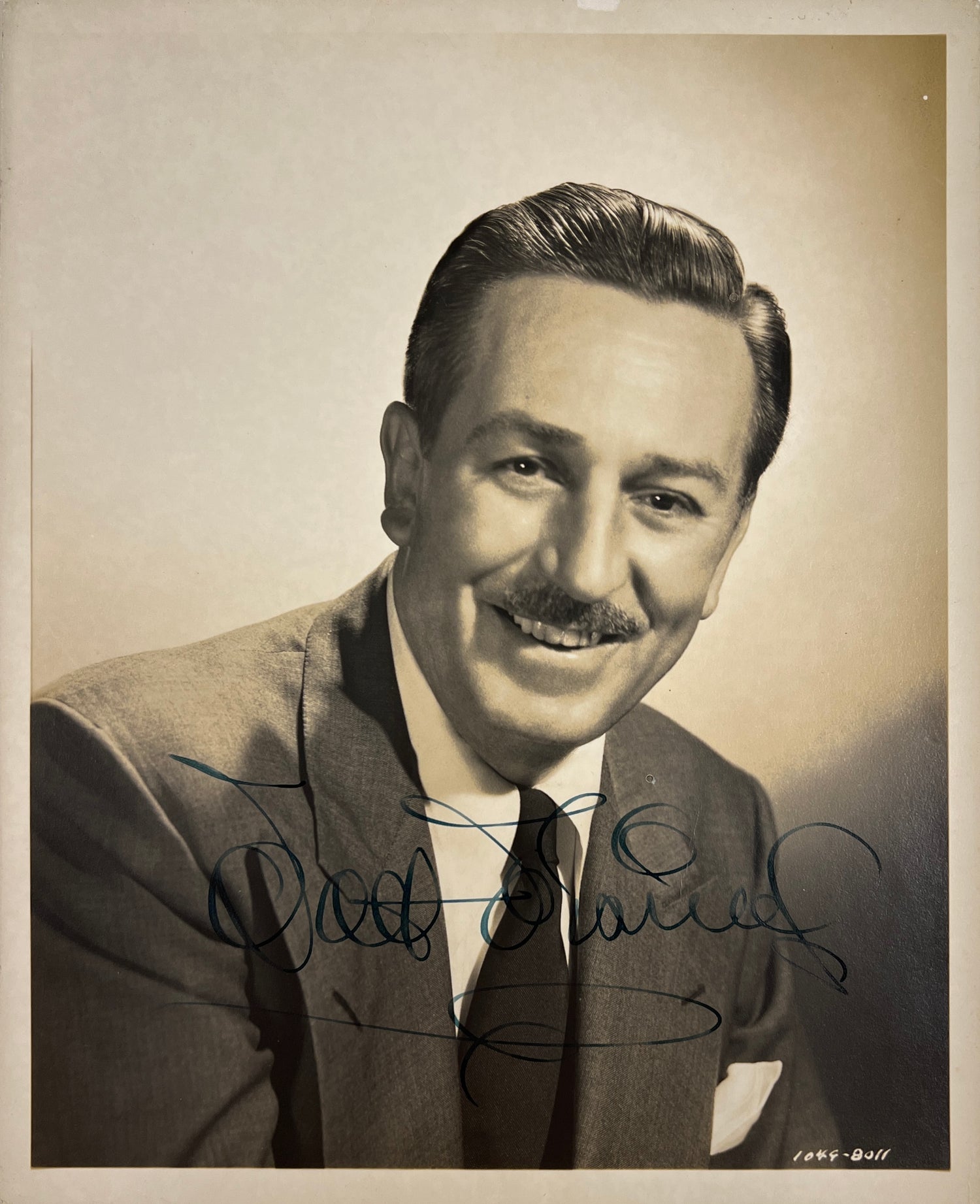 Rare Walt Disney Vintage Signed Photo. PSA