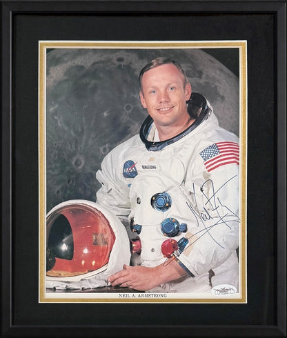 Neil Armstrong Signed Official NASA 8" x 10" Photo, Apollo 11. JSA0