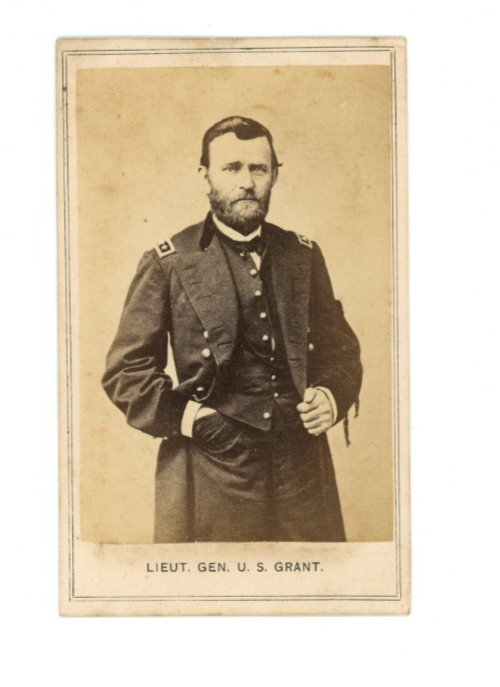 1865 Ulysses S. Grant CDV, Gutekunst Photograph. Lincoln Mourning.0
