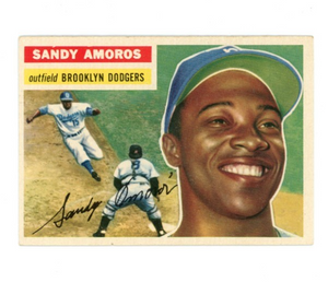 1956 Topps Sandy Amoros Gray Back