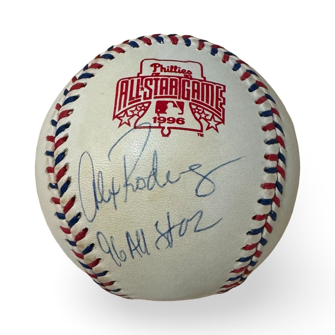 Alex Rodriguez Signed &amp; "96 All Star” Inscribed Baseball. JSA0