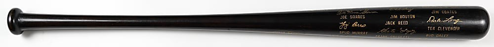 1962 New York Yankees World Series Champions Black Bat3