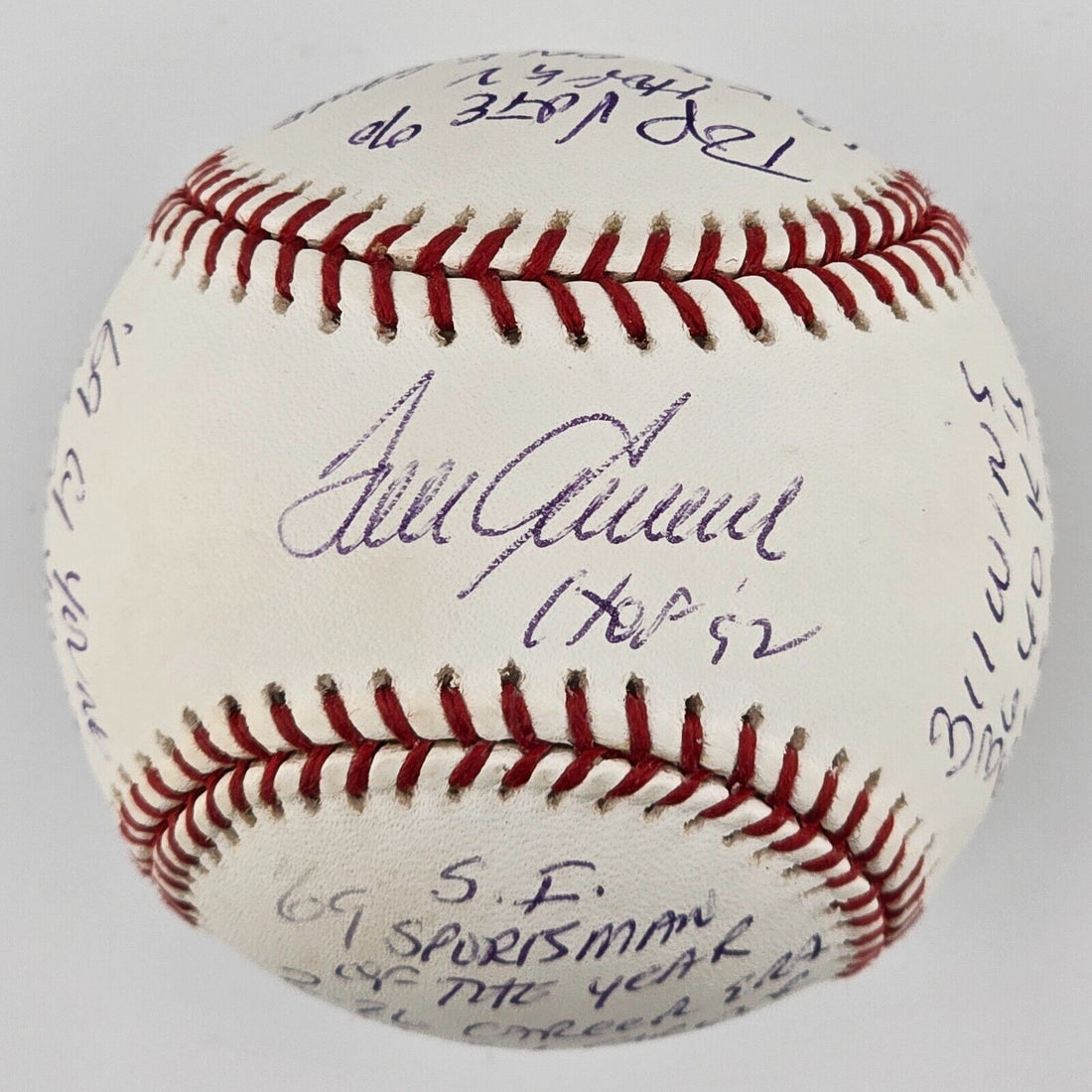 Tom Seaver Signed &amp; Stats Inscribed Baseball. Limited Edition