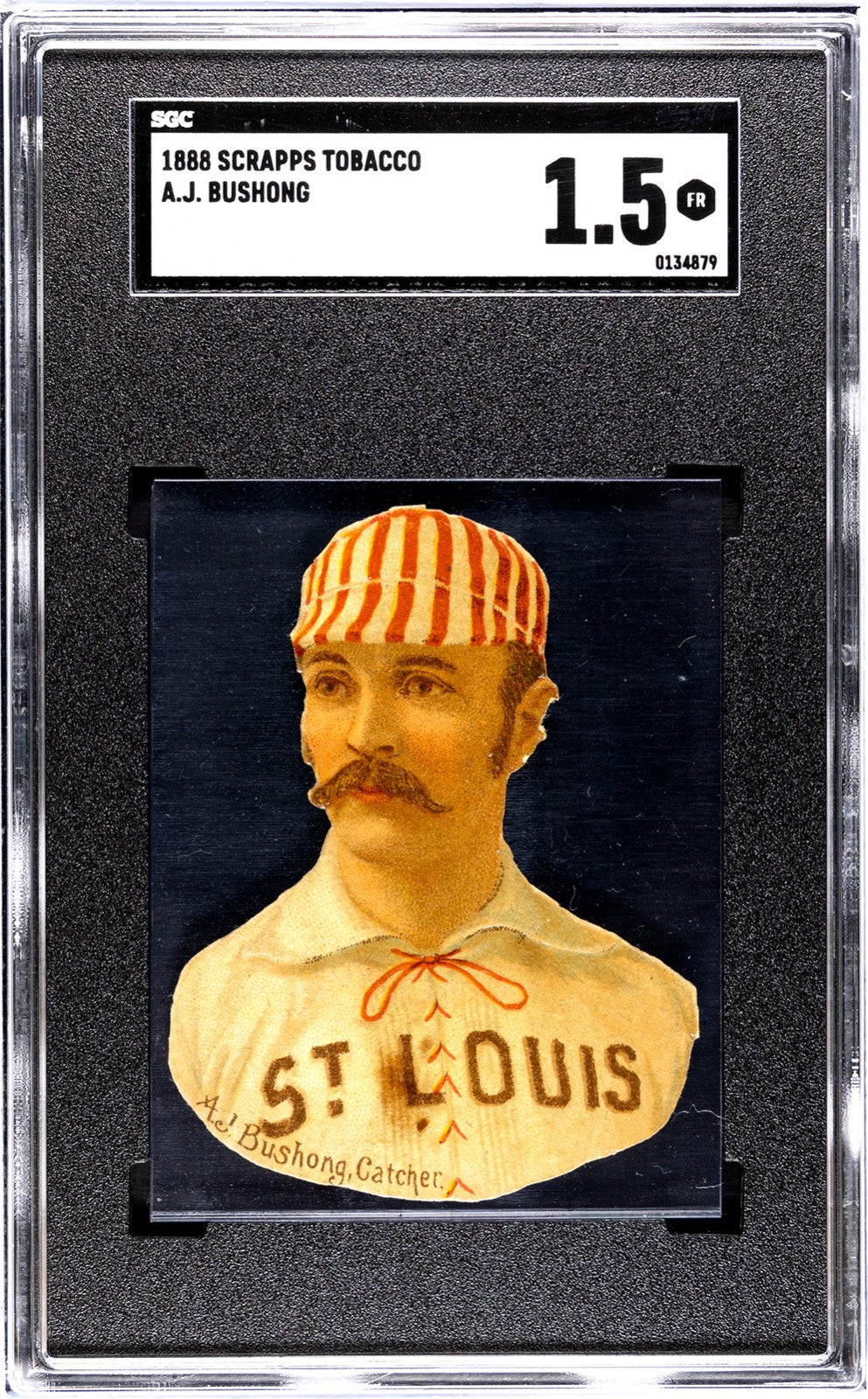 1888 Scrapps Tobacco A.J. "Doc" Bushong SGC 1.50
