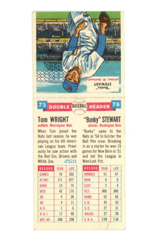 1955 Topps Double Headers 