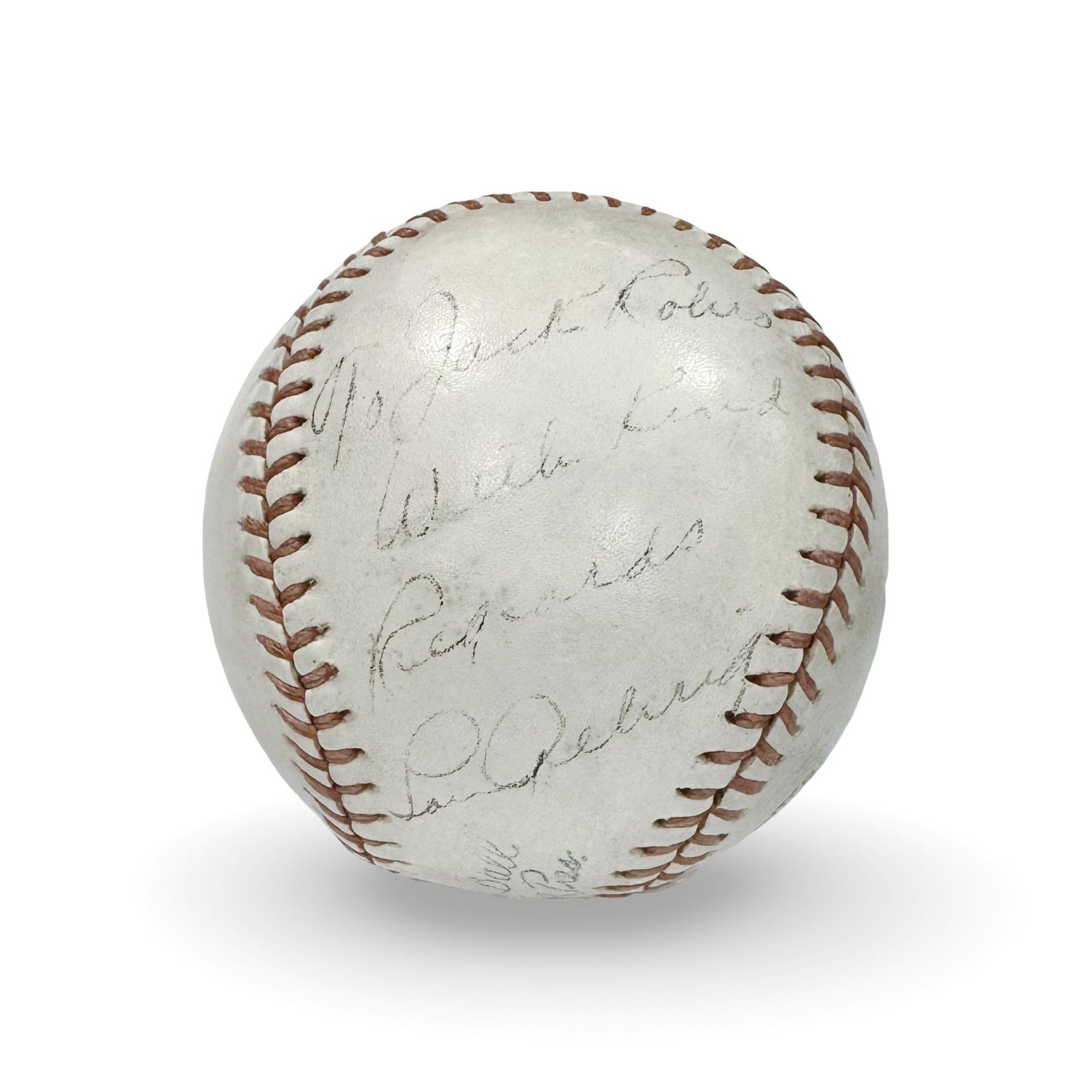 Rare Lou Gehrig Single Signed Baseball. Auto Grade PSA 70