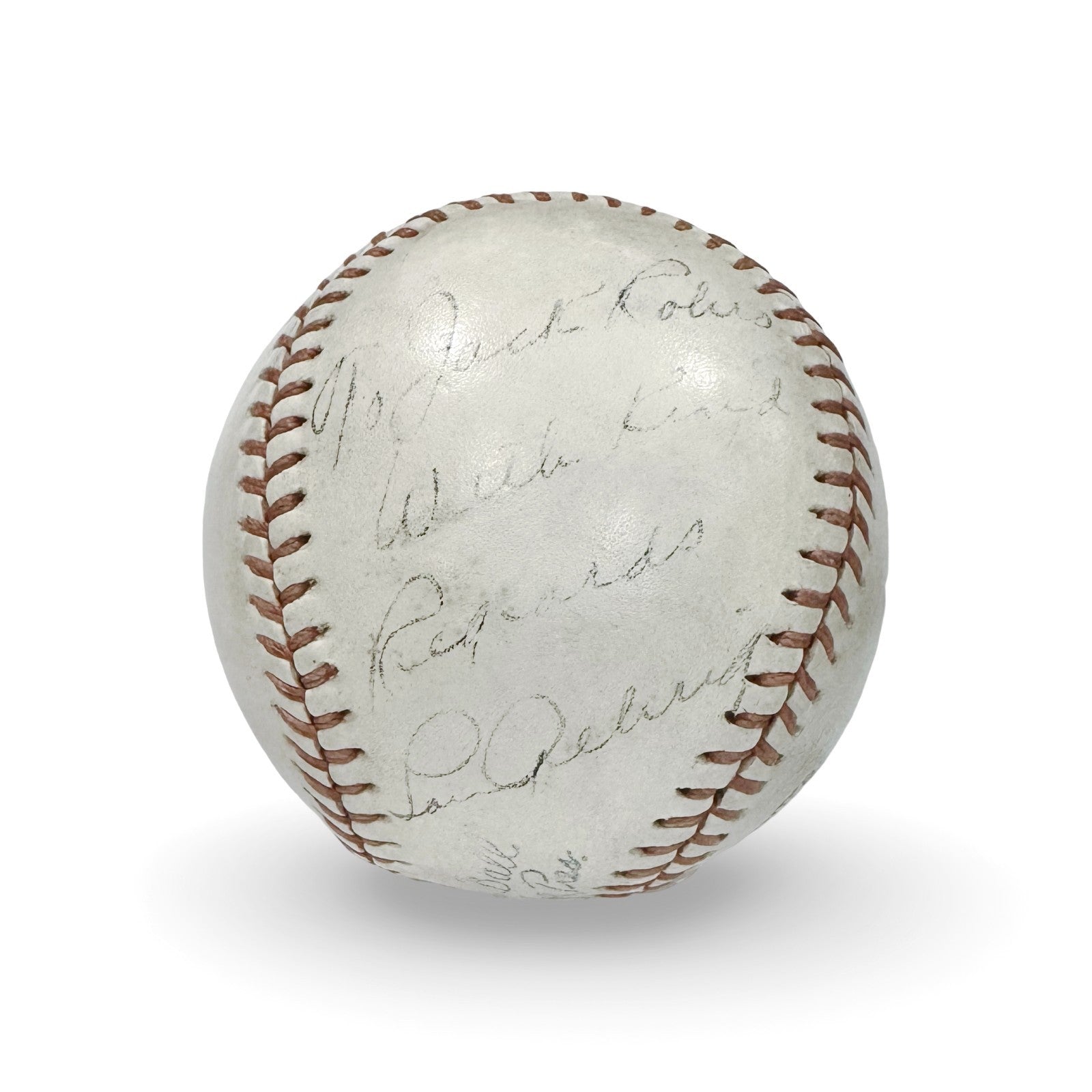 Rare Lou Gehrig Single Signed Baseball. Auto Grade PSA 70