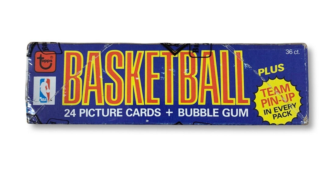 1980 - 81 Topps Basketball Wax Box, Sealed Unopened BBCE. Bird Magic Rookie RC