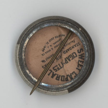 Johnny Evers 1910 - 12 Sweet Caporal Pin P2. Chicago Cubs. High Grade1