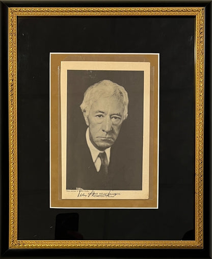 Vintage Kenesaw Mountain Landis Signed Photograph. MLB Commissioner. Rare, PSA0