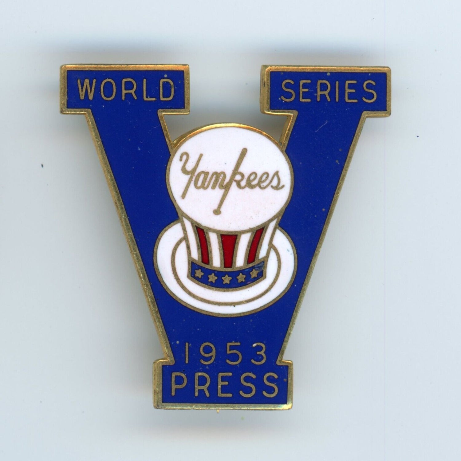 1953 New York Yankees, World Series Press Pin