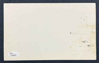 Muhammad Ali Handwritten Note, Speech. JSA2